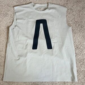 Fear of God x Adidas Athletics Muscle Tank A Print Relaxed Fit Streetwear Tan L